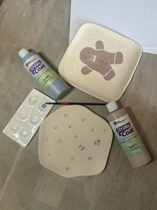 Atelier peinture sur céramique - séance de 2 h (⚠️prix final en description)